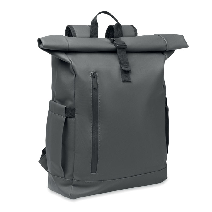 Sac à dos 600D RPET personnalisable Bangkok Roll gris pierre
